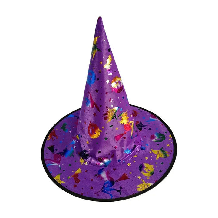 Kids Adults Halloween Party Cosplay Costume Props Home Decoration Wizard Cap
