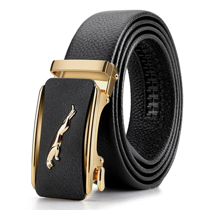 Men's Belt Leather Men Belts Waistband Automatic Belt for Man Mens Male Genuine Waist belts Business belts