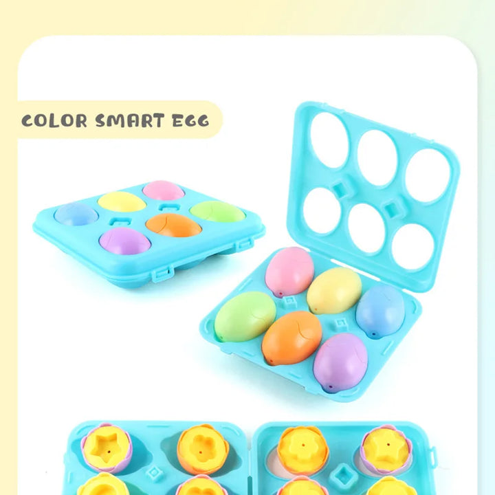 Eggs Screws 3D Puzzle Montessori Learning Education Math Toys Kids Shape Match Smart Game For Children Educational Easter Gifts
