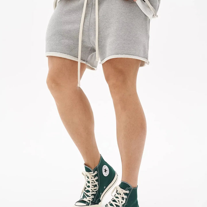 Men Shorts Casual Short Pants Ripped Cotton Gym Shorts Men Jogger Workout