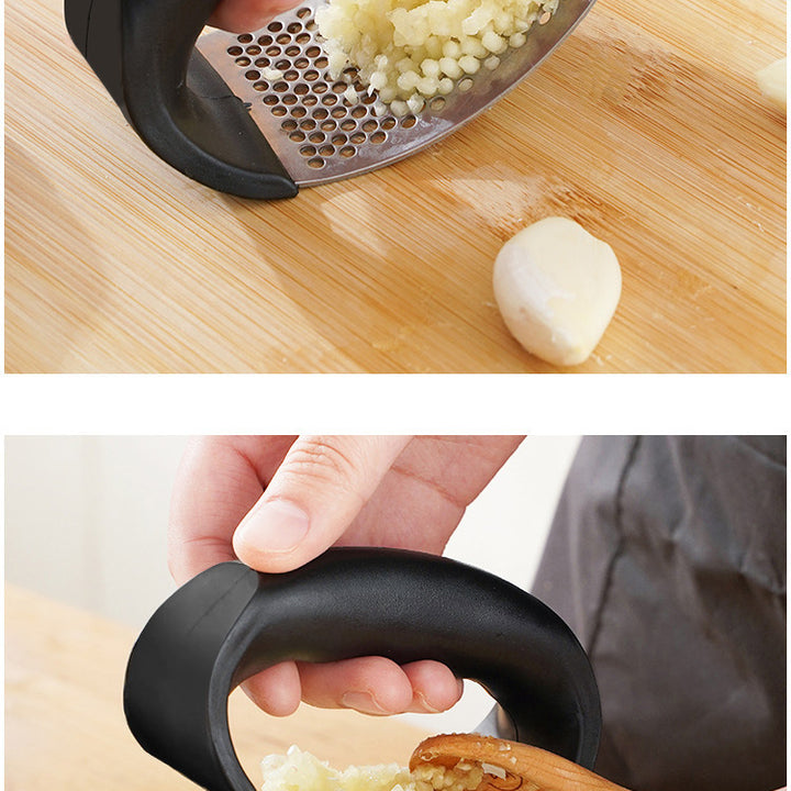 Stainless Steel Garlic Press Crusher Manual Garlic Mincer Chopping Garlic Tool Fruit Vegetable Tools Kitchen Accessories Gadget