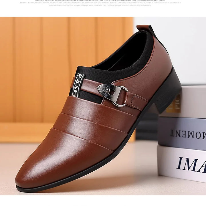 👞 New Men’s Formal Leather Shoes
Classic style for weddings, Prom, office, or casual wear.
✅ Pointed toe
✅ Plus sizes available
✅ Elegant & comfortable

🛒 Shop now at www.clickmart.com
