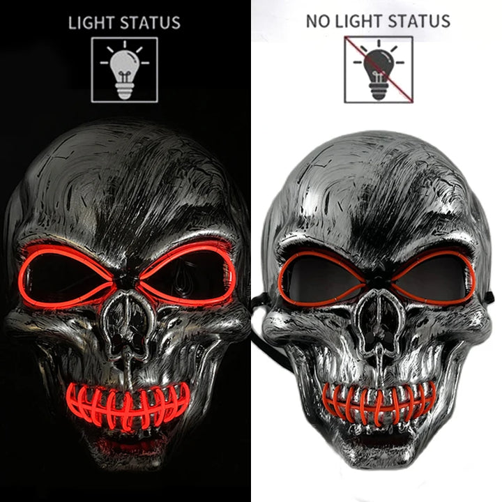 Adults Black Pirate Hats with Skull Pattern Halloween Cosplay Props Parties Caribbean Pirate Costume Hats LED Glowing Party Hat