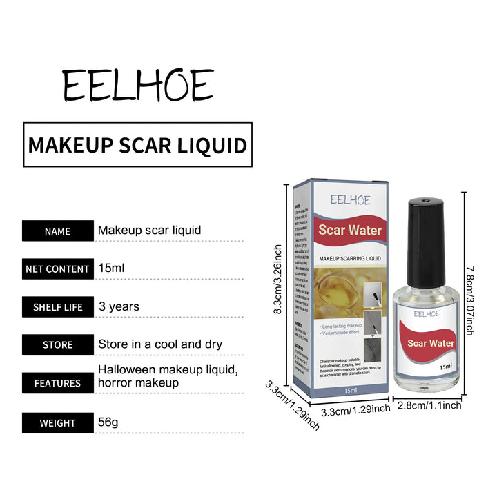 Professional Halloween Makeup Kit Fake Wound Scar Fake Blood Paint Scar Wax Halloween Special Effect Make Up Halloween Cosmetics