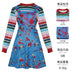 Halloween Baby Ghost Dress Horrible Bloody Dress Movie Cospaly Costume Day of The Dead Two-Piece Set Women Carnival Wear