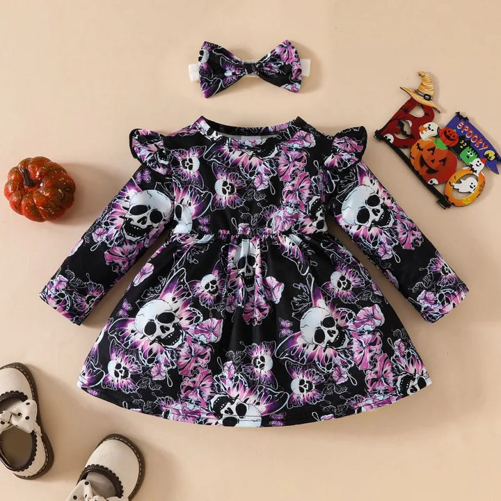 Spooky with a Touch of Magic!
Colorful butterfly details meet skeleton style in this comfy long sleeve dress. Perfect for Halloween, school events, or themed parties.
🦋 Includes: Butterfly skeleton dress
🎃 Occasions: Halloween, carnival, school plays
💀
