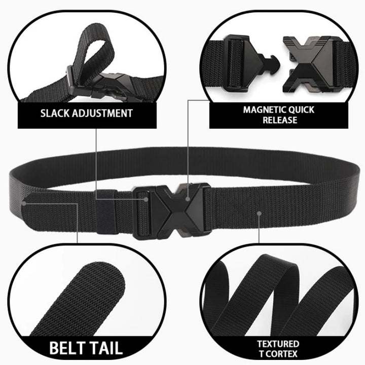 New Quick Release Pluggable Buckle Sports Belt Breathable Men Belts For Men Pants Belt