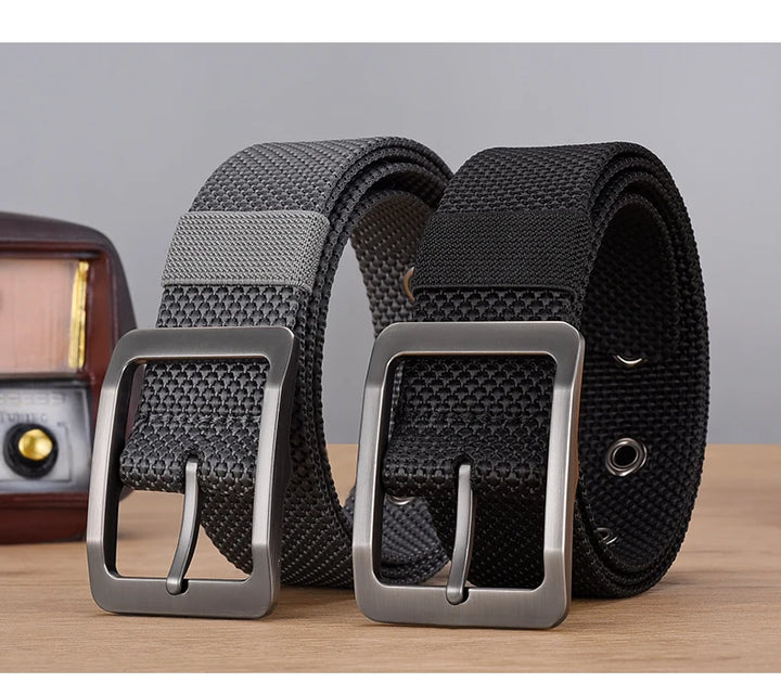 Men Belts Canvas Nylon Webbing Tactical Belt Fashion Casual Designer Unisex Belts High Quality Sports Belt