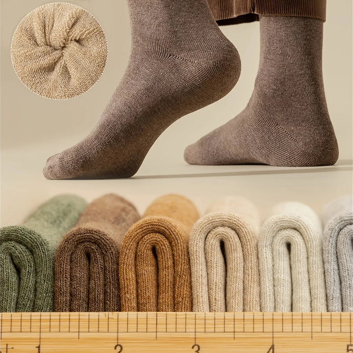 10/5/3pairs Breathable Con Sports Stockings Men Bamboo Fiber Autumn and Winter Men Socks Sweat Absorption Deodorant Business Sox