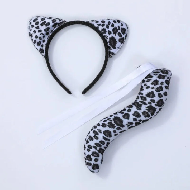 Halloween Animal Cosplay Costume Kids Forest Theme Giraffe Cows Tiger Leopard Zebra Print Tutu Dress Baby Girls Birthday Party