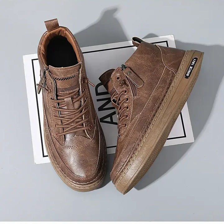 All-Occasion Comfort in Every Step
Discover our Men’s High-Top Leather Boots – sleek, durable, and made for every moment. From casual days to dressed-up nights, these boots do it all.
✅ Comfortable fit
✅ Premium leather
✅ Perfect for any occasion