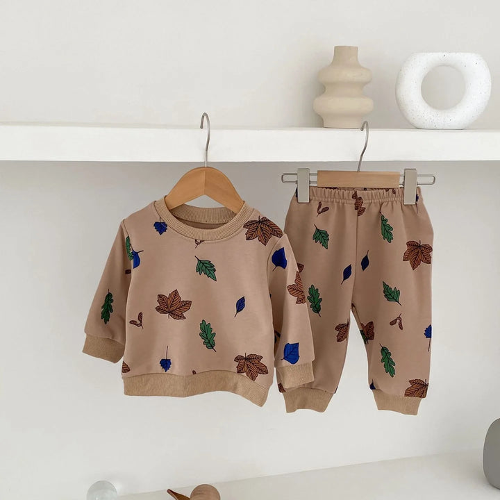 Newborn Baby Boy Girl Clothing Sets Spring Clothes 2PCS Outfits Long Sleeve Hoodie Top Sweatshirt+Elastic Pants Baby Items
