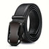 Men Belts Automatic Buckle Belt PU Leather High Quality For Men Leather Strap Casual For Jeans
