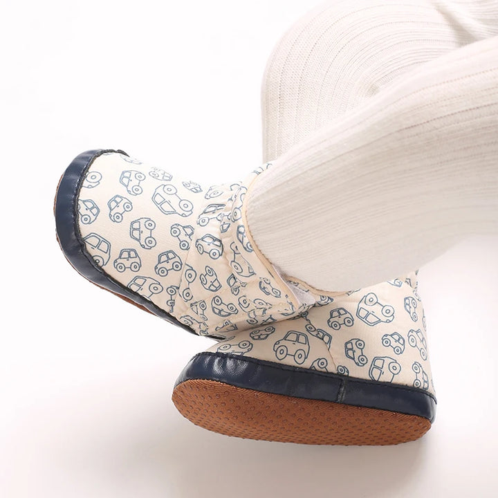 Baby Boots Cartoon Cute High Quality Soft Cotton 0-18M Newborns' Pre Step Shoes Suitable for Spring and Autumn Fashion