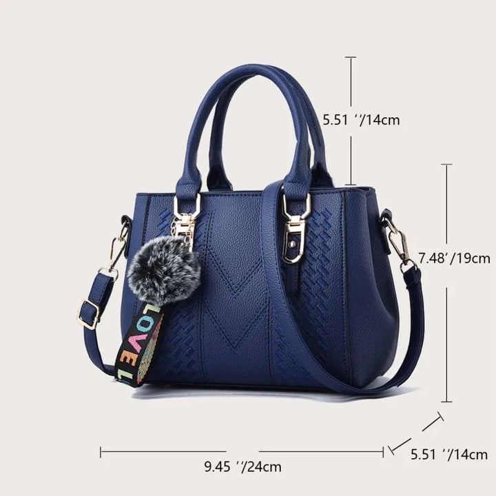 👜 Chic Meets Craft
✨ Embroidered Messenger Bag for Women – Elegant design with stylish hair ball detail
💼 Premium faux leather | Perfect for day or night
🎀 Spacious, lightweight & effortlessly fashionable
A must-have sac à main for every modern lady!