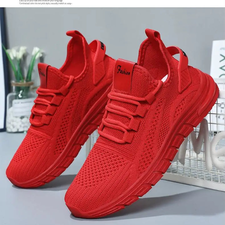 Women Casual Sneakers Lace-up Gym Vulcanized Shoes White Female Footwear Fashion Breathable Walking Mesh Flat Shoes Trainers