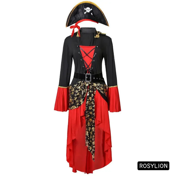 Halloween Costumes Female Pirates Clothing Girls Sexy Cosplay Game Uniforms Large Size Comic-con Anime Expo Anime Expo Xxl