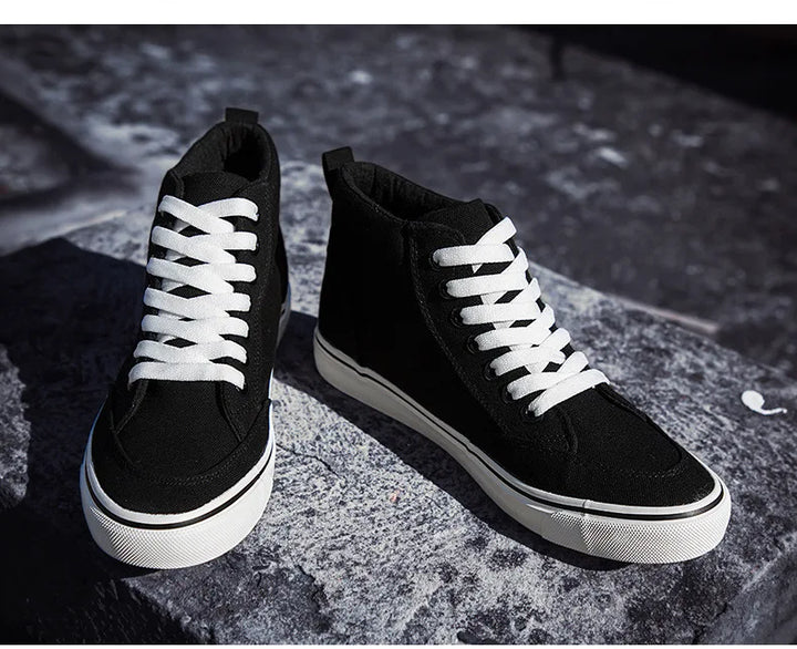 Effortless Style, Everyday Comfort
Step into our Men’s High-Top Canvas Sneakers – the perfect mix of casual and sporty. Slip-on ease with a lace-up look, flat sole comfort for all-day wear.
✅ Lightweight & breathable
✅ Sporty-casual design
✅ Easy to wear