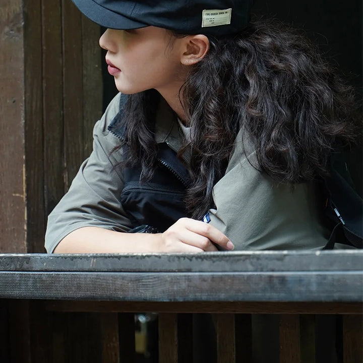 Vintage Unisex Hats Japanese Retro British Style Face-Flattering Versatile Autumn Daily Wear For Men Women Casual Outings Fits