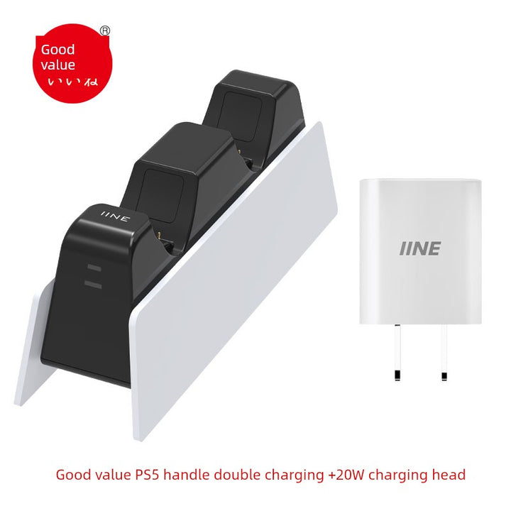 Good Value Ps5 Handle Charging Set Support Silicone Case Charging Ps5 Elite Handle Charging Base Double Charging Accessories