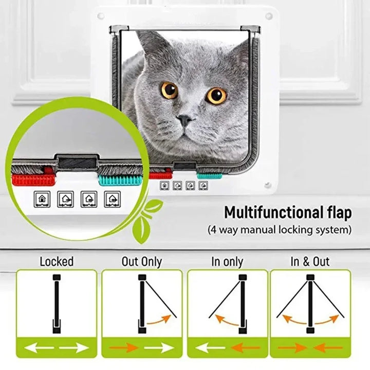 Pet Essential Durable Acrylic & Mesh Easy Install for Doors, Windows & Kennels 🐾 2-Way Entry – Easy in & out access for cats, small dogs & pets
💪 Durable Build – Strong acrylic frame with breathable mesh panel
🔧 Easy Installation.