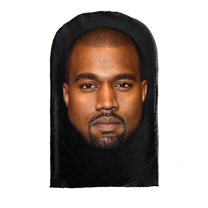 Halloween Cosplay Headwear Fashion Hip Hop Hood Hat Headgear 3D Full Face Mask Elastic Mesh Celebrity Face Mask for Party