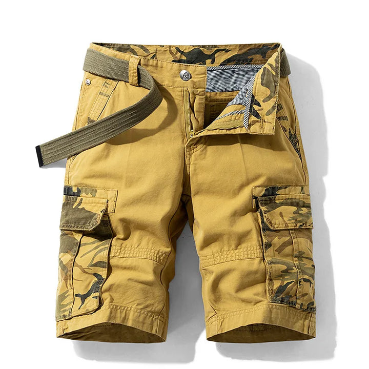 Summer Fashion Tooling Shorts for Men Casual Loose Cargo Shorts Outdoor Sport Pants Men Versatile Straight Cotton Short Trousers