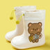Kids Girl Boy Rain Boots Waterproof Toddler Rainboots Children's Shoes Rubber Boots Kids Baby Cartoon Dinosaur Water Shoes Boots
