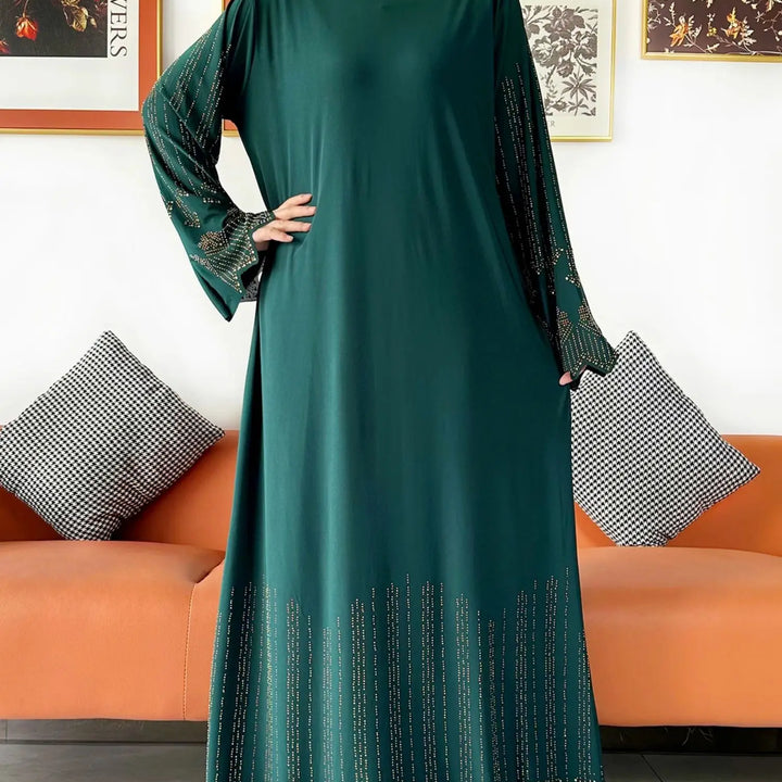 Two Piece Set Hijab Prayer Clothes Muslim Abaya Set Women Prayer Garment Dress Hijab Long Khimar Long Dress Sets Islamic Ramadan
