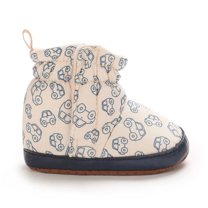 Baby Boots Cartoon Cute High Quality Soft Cotton 0-18M Newborns' Pre Step Shoes Suitable for Spring and Autumn Fashion