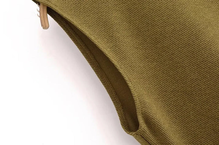 MUJER Pleated Midi Dress for Women Sleeveless Long Dress Vintage Party Buckle Office