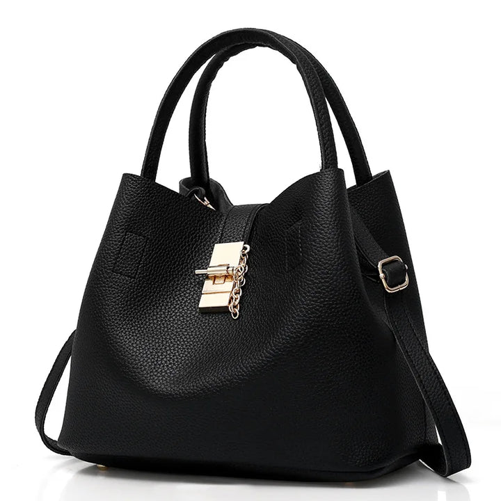 Spacious. Stylish. Ready for Anything.
This large-capacity bucket-style handbag features a sleek lychee pattern, durable PU leather, and a versatile design — perfect as a shoulder or crossbody bag. Ideal for work, travel, or everyday wear. 👜✨