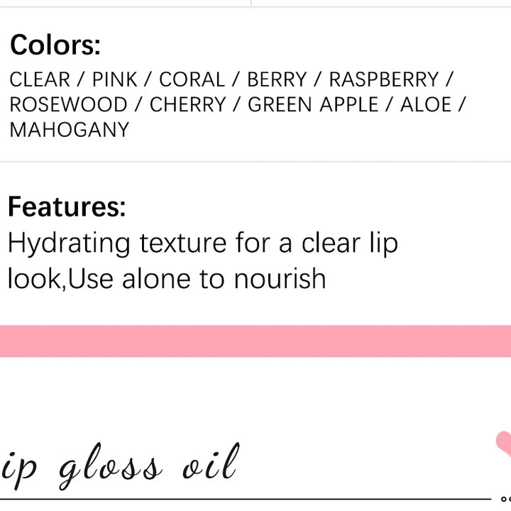 Moisturizing Lip Balm Original Lip Oil Gloss Care of the Lips Benetitnt for Lips Plumping Exfoliating Pink Plumping Gloss Oil