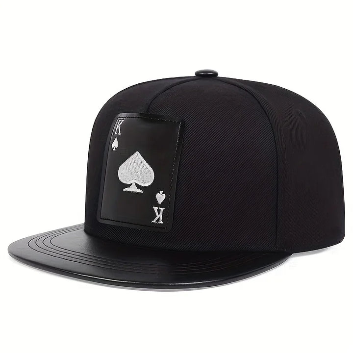 Fashion Hip Hop baseball Cap poker embroidery personalized Hat Men Women cotton Snapback Hats Outdoor Trucker Caps Sun Hats