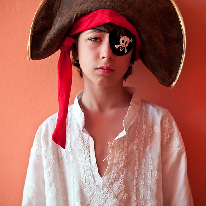 Halloween Pirate Hat Cap Decoration Kids Adult Masquerade Captain Headscarf Cosplay Costume Props Halloween Party Decoration