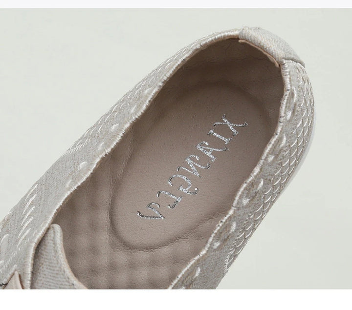 Women's Swing Sneakers Platform Wedge Slip on Casual Sports Shoes for Woman Breathable Slimming Fitness Rocking Shoes Thick Sole