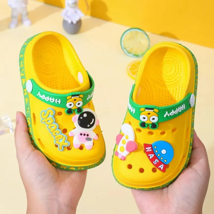 Kids' Cartoon Baby Soft-Sole Sandals – Ultra-Light Non-Slip Infant & Toddler Open-Toe Beach Sandals for Boys and Girls