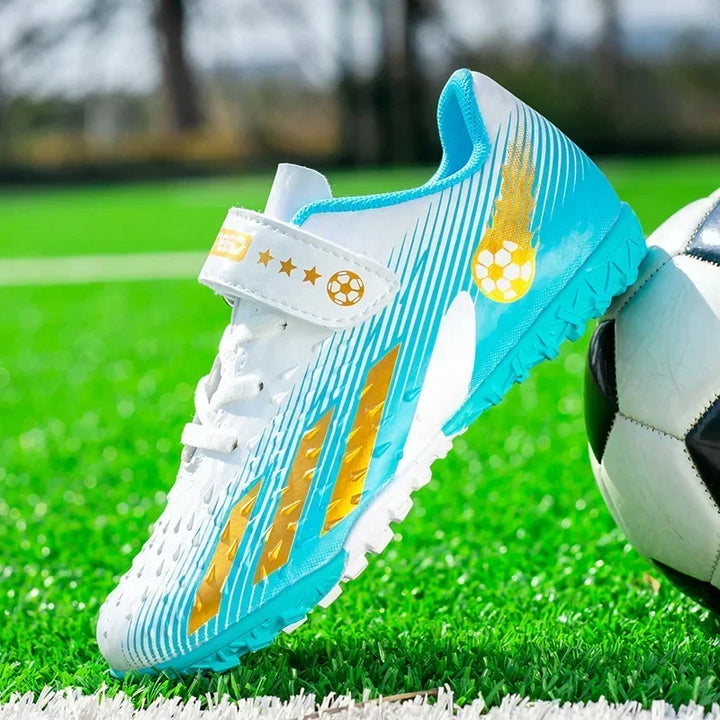 Kids Football Boots Society Cleats Soccer Shoes Boys Indoor Football Field Boots Children Non Slip Fast Training Sneakers Match