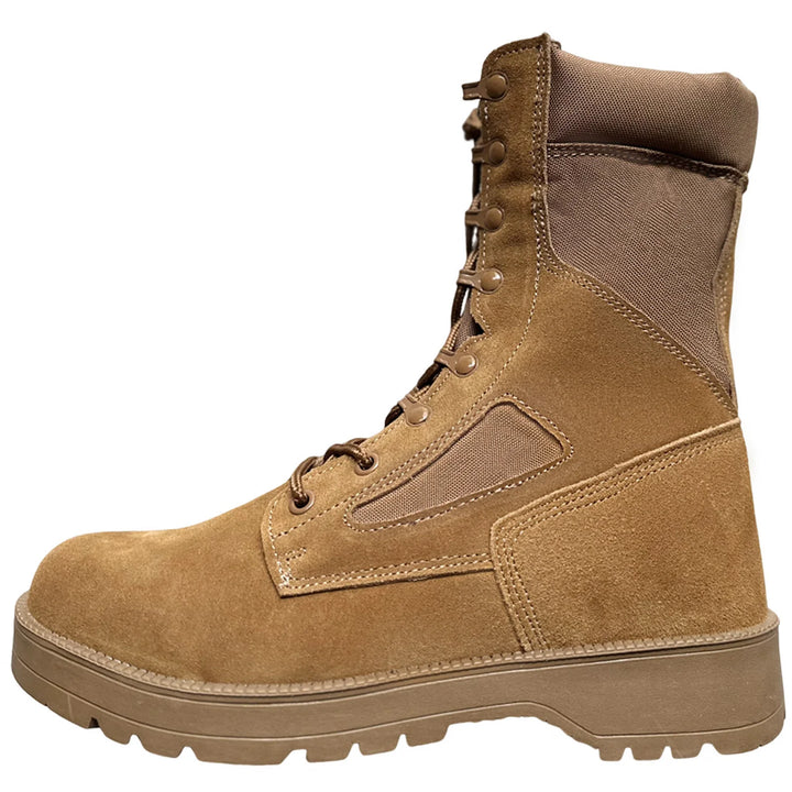 New Brand Leather Man Tactical Combat Boots Men Outdoor Hiking Desert Boots Breathable Male Ankle Boots