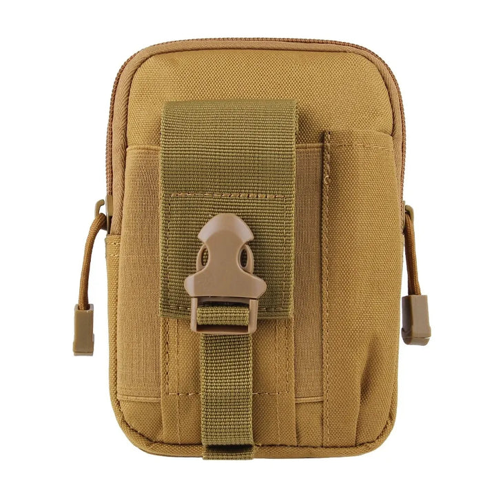 Mobile Phone Case Pouch Waist Bag Waterproof Nylon Multifunction Casual Men Waist Pack Male Small Bag