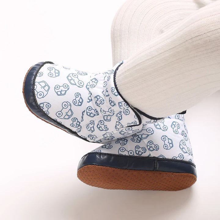 Baby Boots Cartoon Cute High Quality Soft Cotton 0-18M Newborns' Pre Step Shoes Suitable for Spring and Autumn Fashion