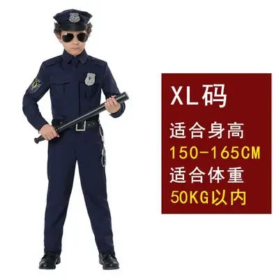 Halloween Policeman Costumes adult Party Carnival Police Uniform men Army Policemen Cosplay Clothing Sets Party Performance
