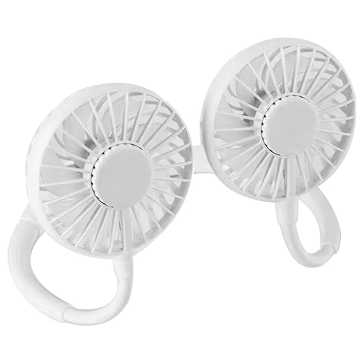Portable Summer Sports Fans Low Noise USB Neck Cooling Fan Rechargeable Comfortable To Wear for Home School Office