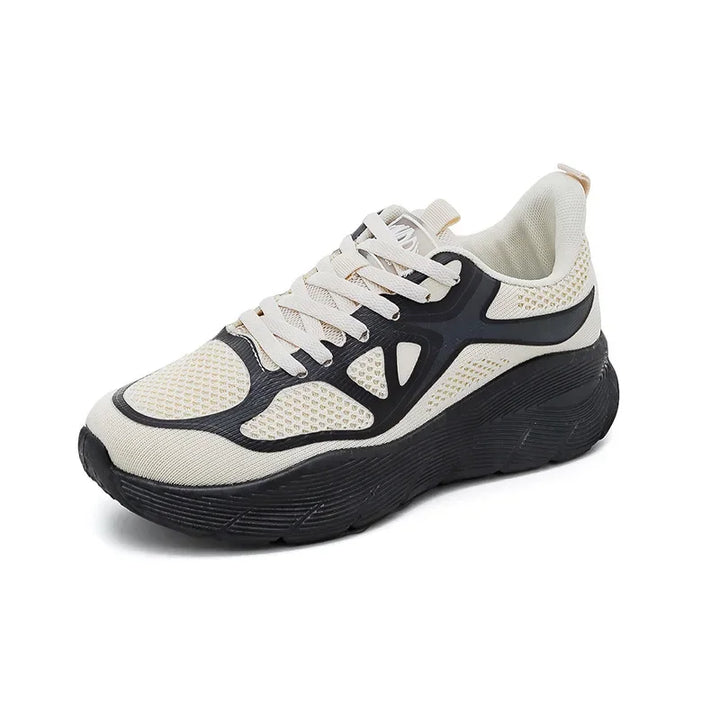 Sports Sneakers for Women Versatile Thick Soled Casual Breathable Running Shoes Soft Sole Slip-Resistant for Everyday Use