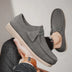 Fashion Khaki Casual Shoes For Men Suede Leather Loafers  Lightweight Leisure Shoes