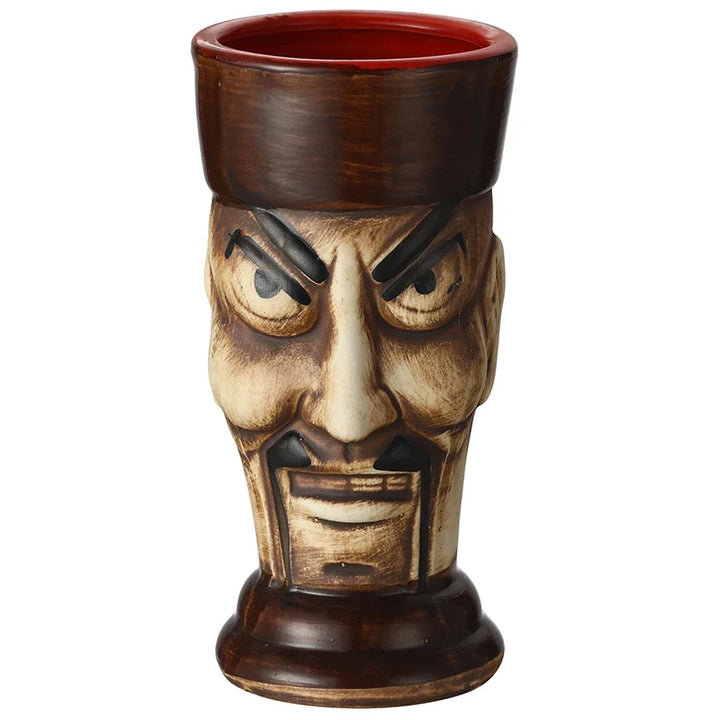 Tiki Mugs Ceramic Hawaiian Luau Party Mugs Drinkware, Cute Exotic Cocktail Glasses, Tiki Bar