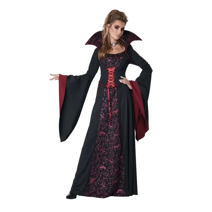 Halloween cosplay vampire queen makeup ball stage party cosplay costume magic witch costume Halloween women's clothing