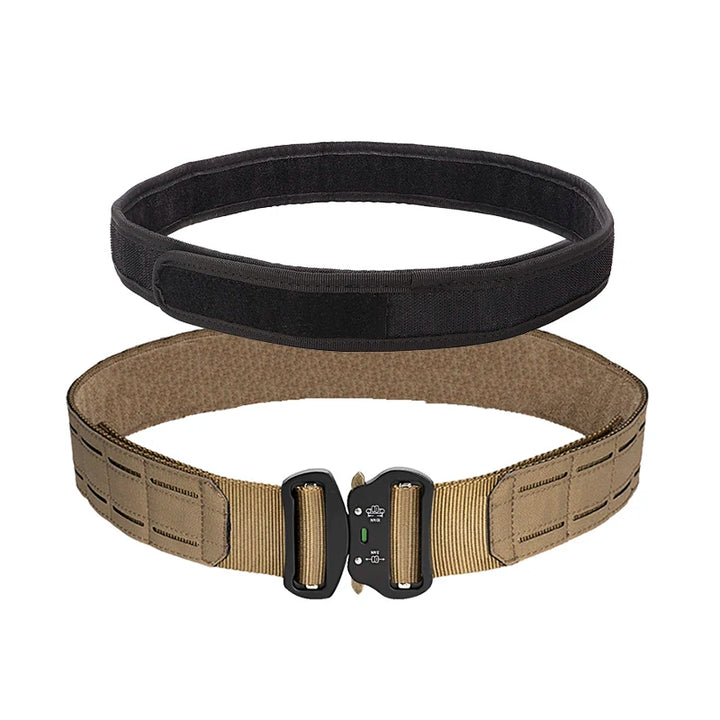 Tactical Quick Release Metal Buckle for Men, MOLLE Airsoft Men Belts, Military Tactical Belt, 2"