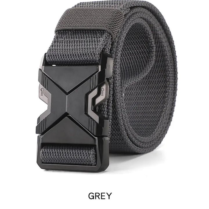 New Quick Release Pluggable Buckle Sports Belt Breathable Men Belts For Men Pants Belt