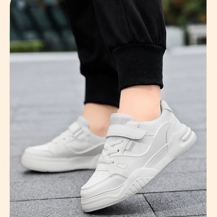 Kids Spring Sneakers Girls School Casual Shoes Outdoor Breathable Running Shoes Light Soft Tenis Pink Non-slip Children Shoes